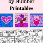Valentines Color By Number Pinterest Images