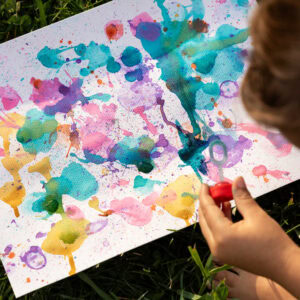 Bubble Painting Square Image