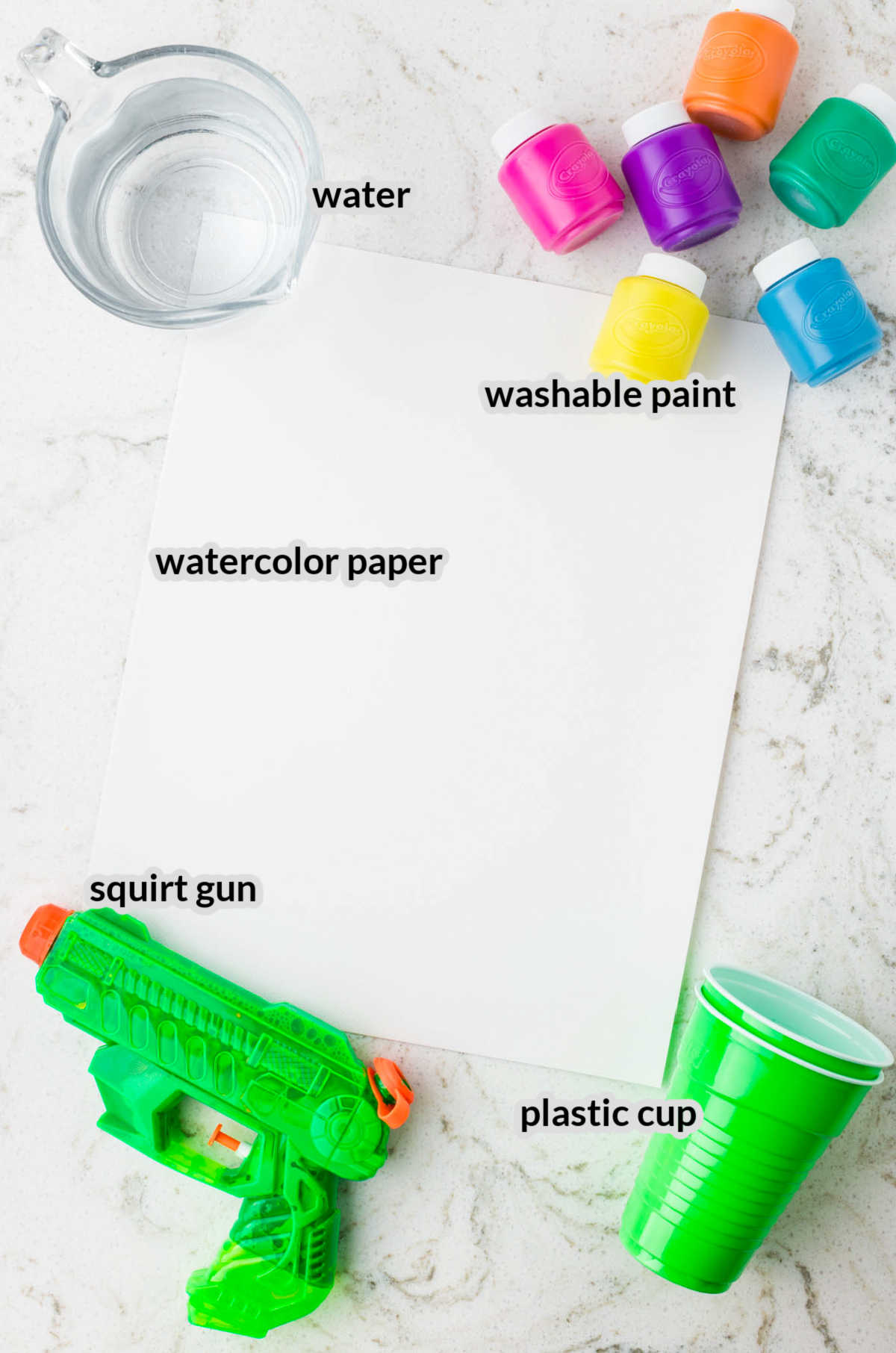 Squirt Gun Painting Supply Image