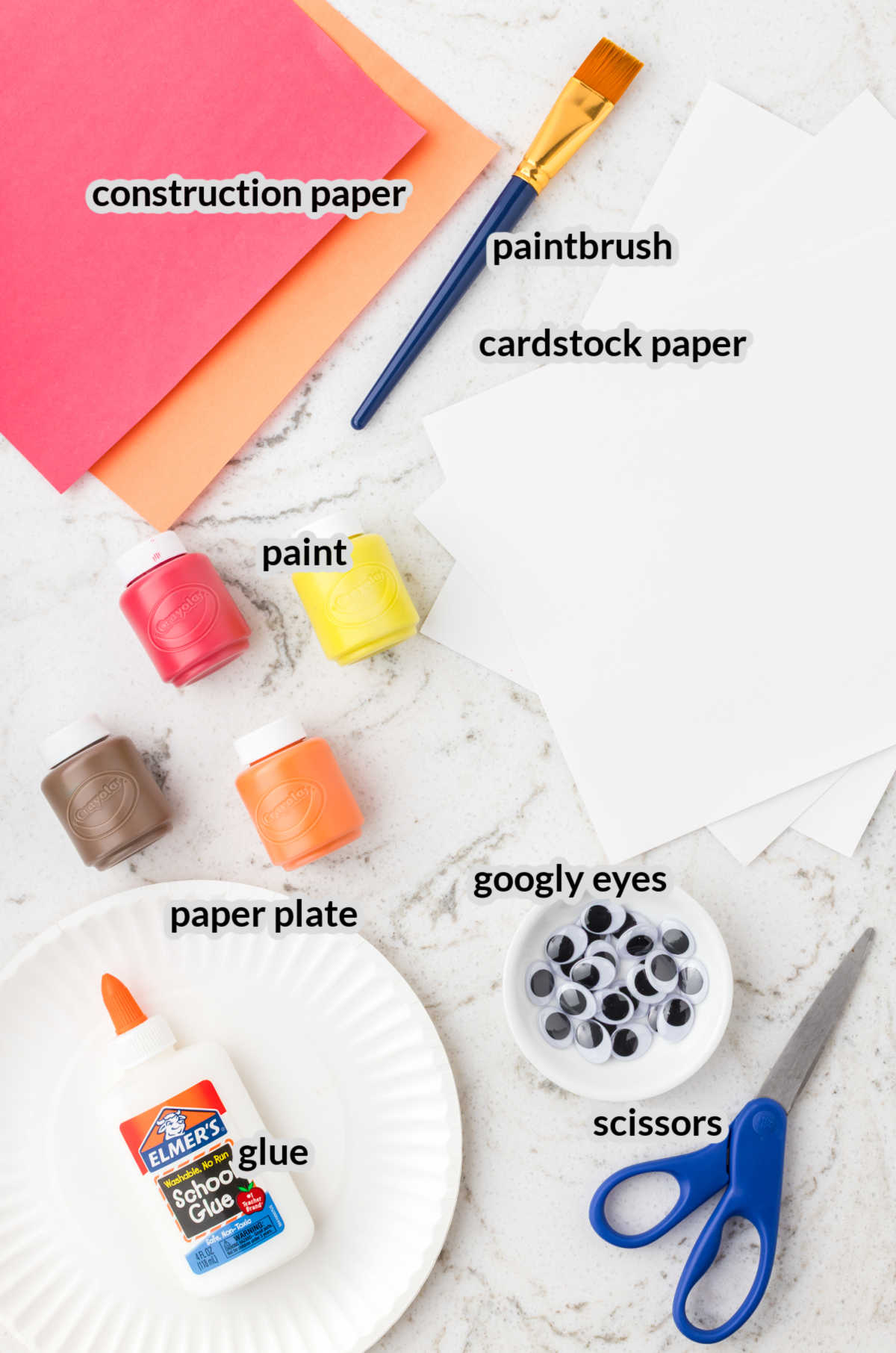 Handprint and Footprint Turkey Craft Supply Image