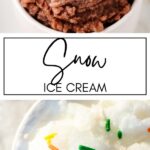 Snow Ice Cream KAZ Pinterest Image
