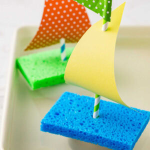 Sponge Sailboat Craft Square Image