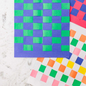 Paper Weaving Craft Square Image