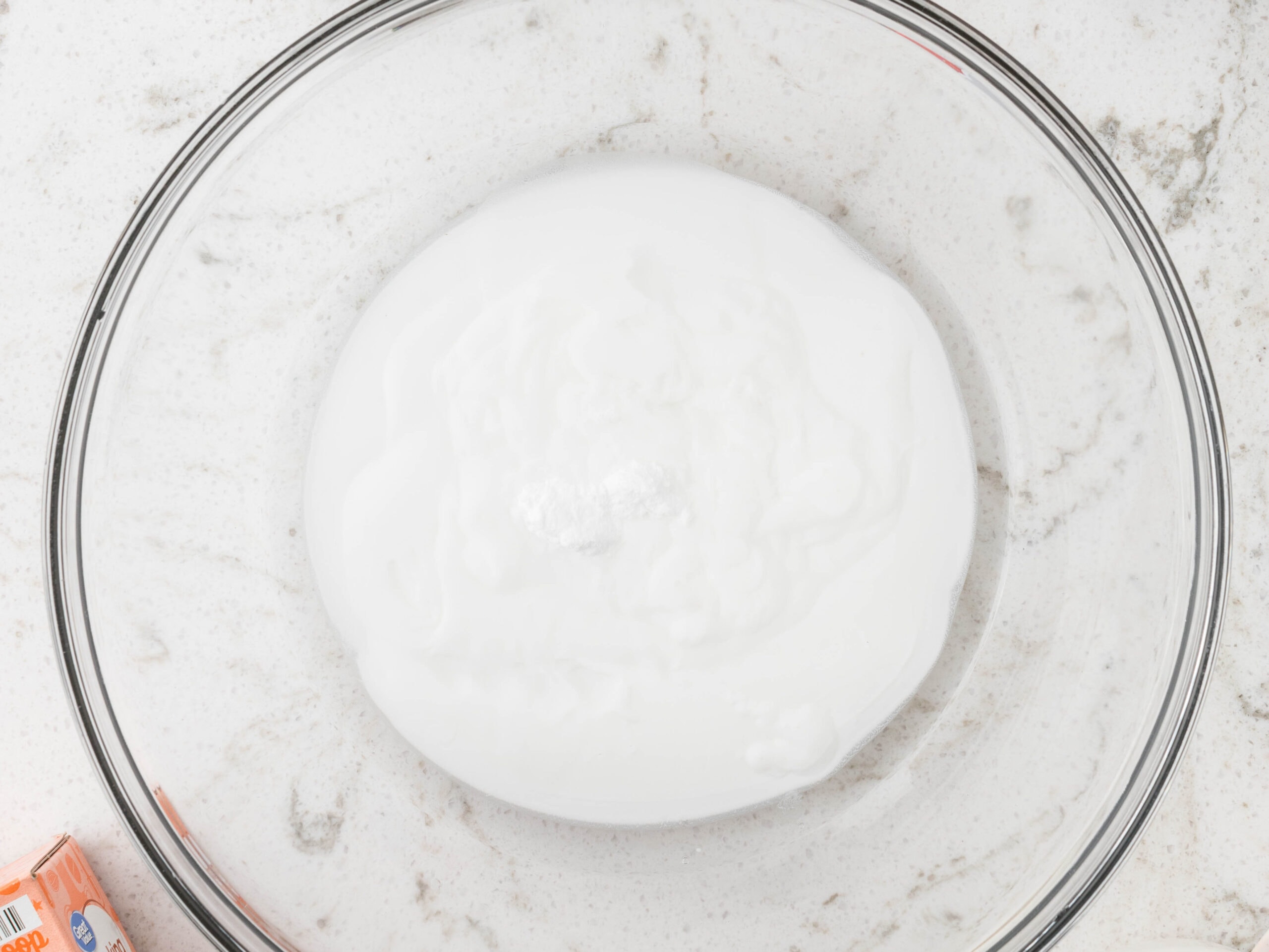 Add water and baking soda to the glue