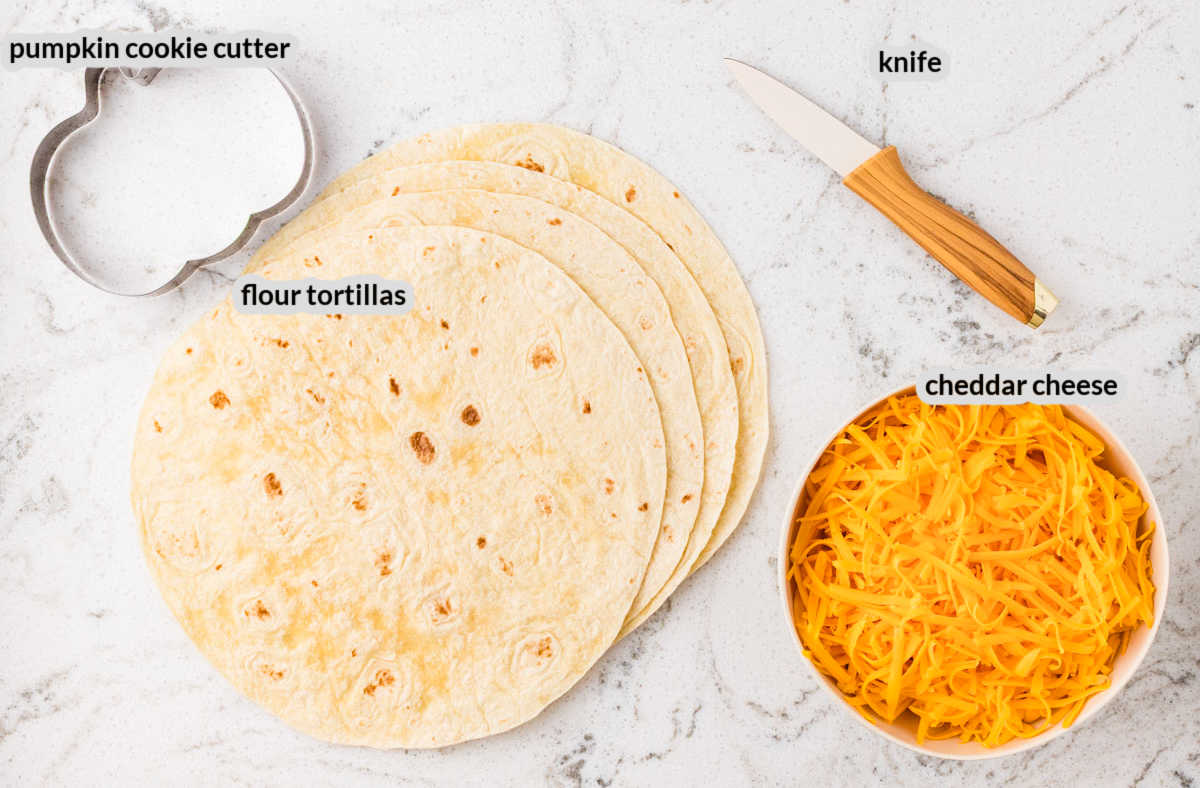 Jack O Lantern Quesadillas Supply Image